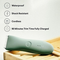 Trymer do włosów, elektryczny trymer pod paskiem zbudowany dla mężczyzn, bez wysiłku Tri brzydkie włosy, wodoodporna golarka do ciała z pachwiną ładowanie USB 5